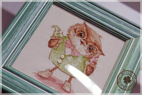 NeoCraft Siuvinėjimo kryželiu rinkinys „Ledai“, 10x15 cm