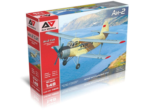 Antonov An-2 Colt plastikinis lėktuvo modelis 1/48 A&A Models 4803