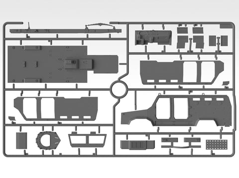 ICM Kozak-2 Ukrainos pasienio tarnyba 1/35 surenkamas plastiko modelis 35016