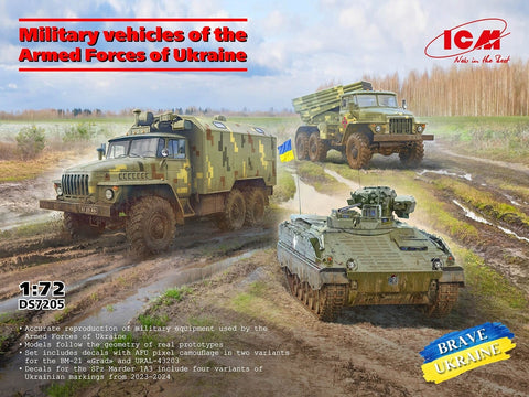 ICM Ukrainos kariuomenės karinė technika 1/72 DS7205