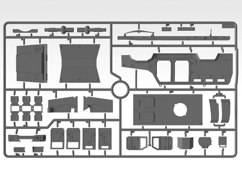 ICM Kozak-2 Ukrainos pasienio tarnyba 1/35 surenkamas plastiko modelis 35016