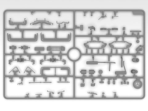 M1025A2 Hummer Humvee ginkluotas vežėjas plastikinis modelis 1:35