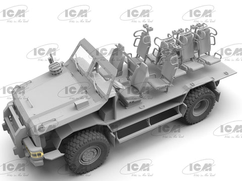 ICM Kozak-001 Ukrainos nacionalinė gvardija 1/35 modelio rinkinys 35015