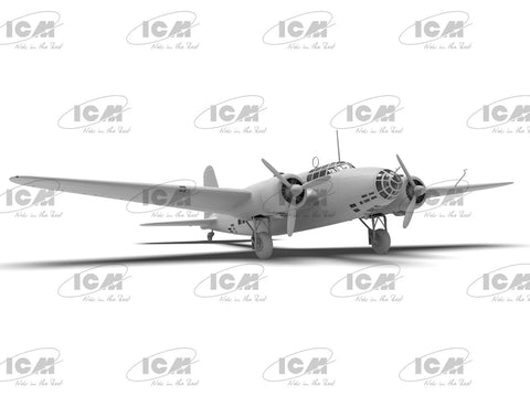 ICM Mitsubishi Ki-21-Ib Sally japonų sunkus bombonešis 1/48 modelis