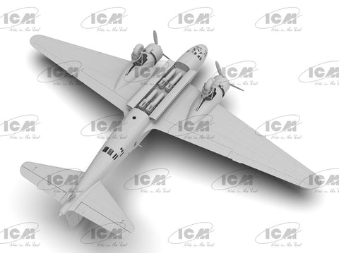 ICM Mitsubishi Ki-21-Ib Sally japonų sunkus bombonešis 1/48 modelis