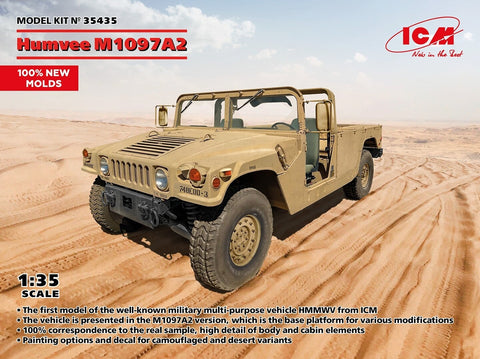 ICM HMMWV Hummer M1097A2 1/35 plastikinis karinis modelis