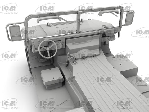 ICM HMMWV Hummer M1097A2 1/35 plastikinis karinis modelis