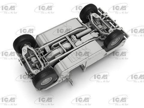 ICM HMMWV Hummer M1097A2 1/35 plastikinis karinis modelis