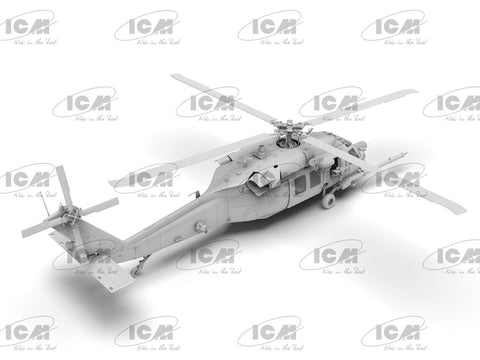 MH-60L Black Hawk JAV spec. pajėgų sraigtasparnis 1/48, ICM