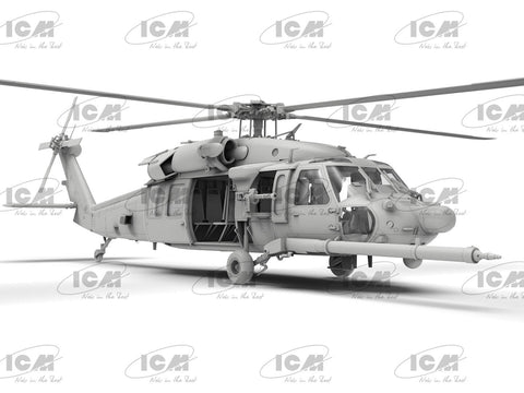 MH-60L Black Hawk JAV spec. pajėgų sraigtasparnis 1/48, ICM