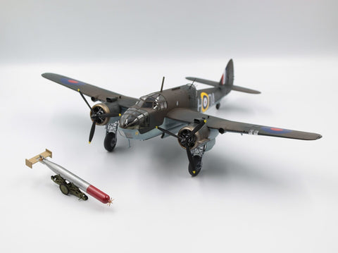 ICM Bristol Beaufort Mk.I WWII torpedinis bombonešis 1/48, 48310