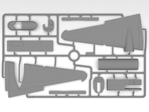 Mitsubishi Ki-21-Ia Sally 1/48 plastikinis bombonešio modelis ICM (48196)