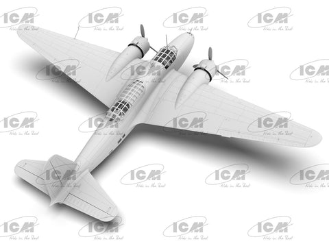 Mitsubishi Ki-21-Ia Sally 1/48 plastikinis bombonešio modelis ICM (48196)