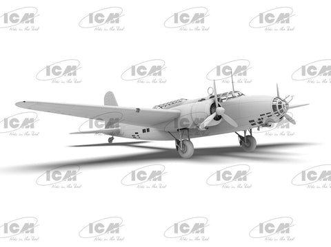 Mitsubishi Ki-21-Ia Sally 1/48 plastikinis bombonešio modelis ICM (48196)