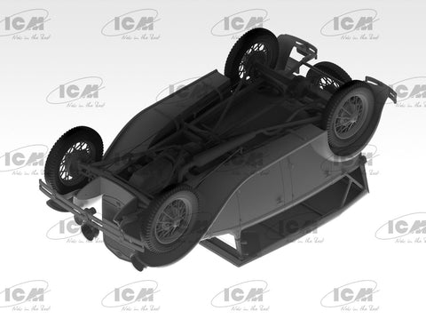 ICM Ford Model A Standard Phaeton 1/24, 1930-ieji – plastiko surinkimo rinkinys