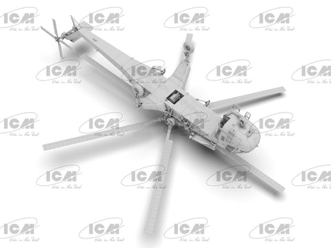Surenkamas sraigtasparnio modelis Sikorsky CH-54A Tarhe 1/72 ICM 72001