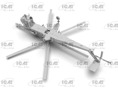 Surenkamas sraigtasparnio modelis Sikorsky CH-54A Tarhe 1/72 ICM 72001