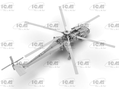Surenkamas sraigtasparnio modelis Sikorsky CH-54A Tarhe 1/72 ICM 72001