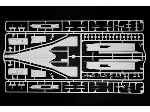 ICM Tupolev Tu-144D viršgarsinis lėktuvas, plastikinis rinkinys 1/144