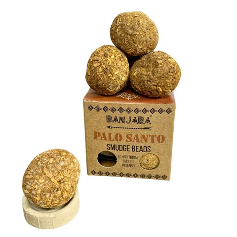Banjara Palo Santo smilkalų karoliukai – valymui ir meditacijai