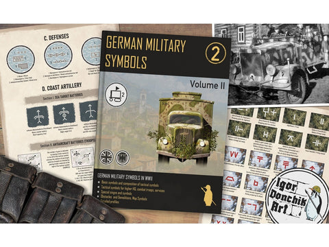 Vokiečių taktinių ženklų žinynas Vol. 2 (EN), A4, 88 psl.