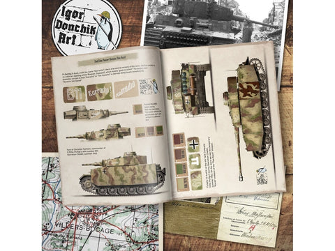 Igor Donchik: Panzer kamufliažas Vol. 2 – Vermachto raštai WW2 (EN knyga)