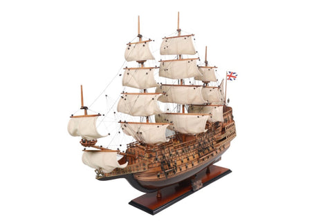 Išskirtinis burlaivio "Sovereign of the Seas" modelis su išplėstomis burėmis - SOS80R