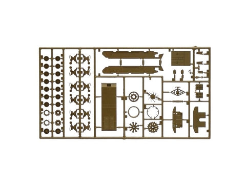 Surenkamas tanko modelis Italeri M4A1 Sherman 1/72 7003
