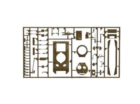 Surenkamas tanko modelis Italeri M4A1 Sherman 1/72 7003