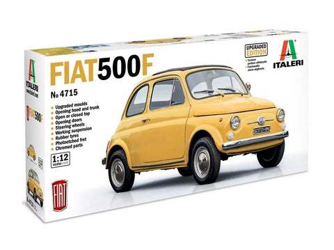 Italeri FIAT 500 F 1/12 patobulinta versija (4715) surenkamas modelis