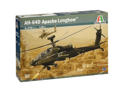 Italeri AH-64 Longbow Apache 1/48 plastikinis modelio rinkinys 2748