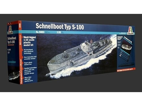 Italeri Schnellboot S-100 Premium Edition 1/35 plastikinis katerio modelis