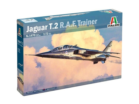 Italeri Jaguar T.2 RAF mokomasis lėktuvas 1/72 plastikinis rinkinys 1470