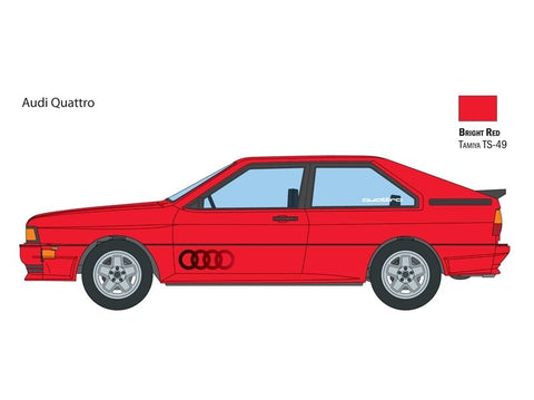 Italeri Audi Quattro 1:24 plastikinis modelio rinkinys