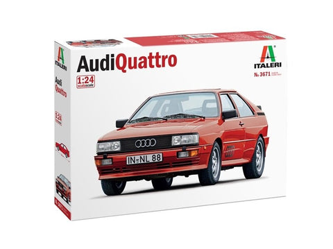 Italeri Audi Quattro 1:24 plastikinis modelio rinkinys