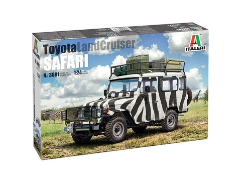 Italeri Toyota Land Cruiser Safari 1/24 plastikinis surinkimo rinkinys