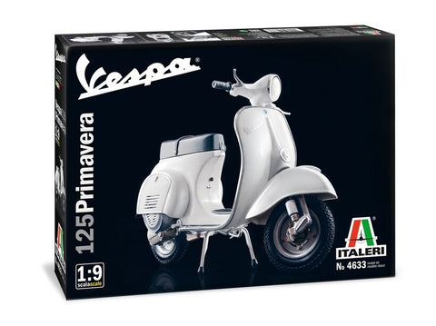 Italeri Piaggio Vespa 125 Primavera 1:9 plastikinis surinkimo rinkinys