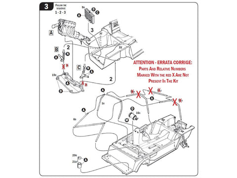 Italeri Ford Escort Zakspeed Gr.2 1/24 plastikinis surinkimo rinkinys