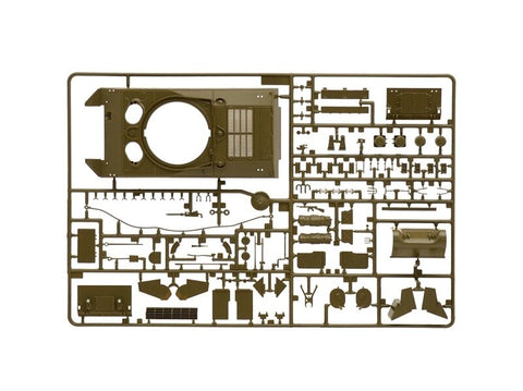 Italeri M4A3E8 Sherman Fury 1/35 plastikinis tanko modelis