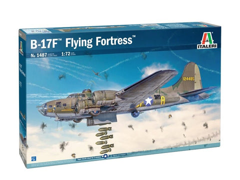 Italeri Boeing B-17F Skraidančioji Tvirtovė 1/72 plastikinis lėktuvo modelis
