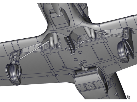 Italeri Macchi C.202 Folgore 1/32 plastikinis lėktuvo surinkimo rinkinys