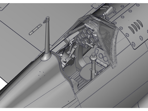 Italeri Macchi C.202 Folgore 1/32 plastikinis lėktuvo surinkimo rinkinys