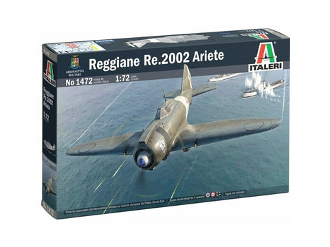 Italeri Reggiane Re.2002 Ariete lėktuvas, 1/72 plastikinis modelis