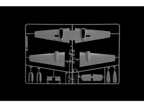 Italeri Messerschmitt Bf 110C Zerstörer 1/72 surenkamas plastikinis modelis
