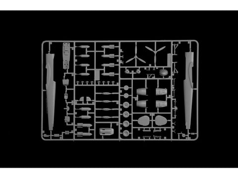 Italeri Messerschmitt Bf 110C Zerstörer 1/72 surenkamas plastikinis modelis