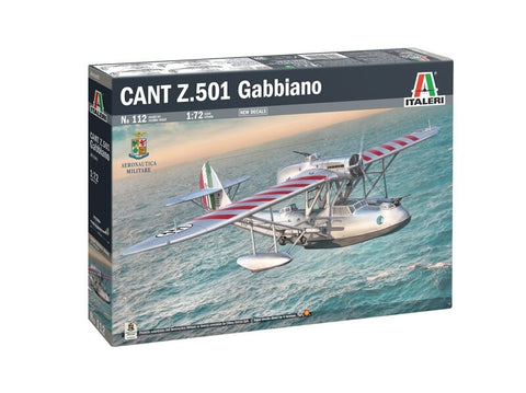 Italeri CANT Z.501 Gabbiano lėktuvo rinkinys 1/72