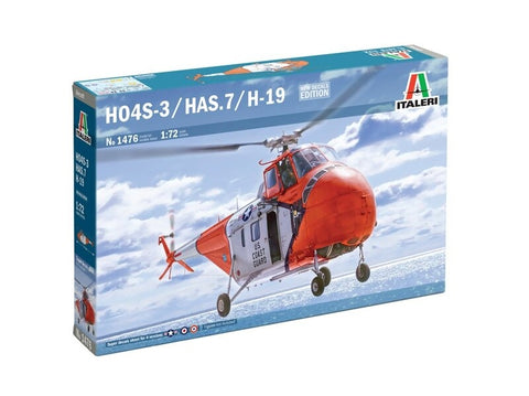 Italeri Sikorsky H-19 / HO4S-3 / HAS.7 1/72 plastikinis sraigtasparnio rinkinys