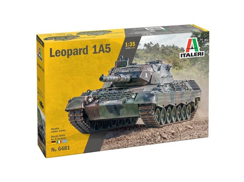 Italeri Leopard 1A5 tankas 1/35 plastikinis surinkimo rinkinys (6481)