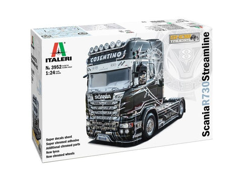 Italeri Scania R730 Streamline 4x2 plastikinis sunkvežimio modelis 1/24