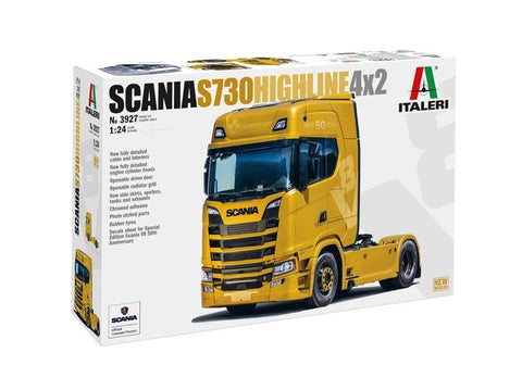 Italeri Scania S730 Highline 4x2 1/24 plastikinis surenkamas modelis